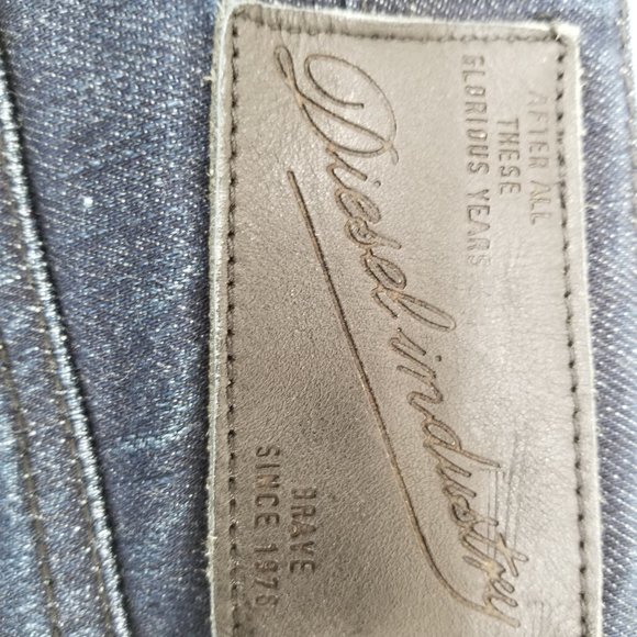 Diesel Mens Quratt Butt Fly Straight Dark Wash Denim 008FC Blue Jean Pants32x32 - Picture 8 of 13